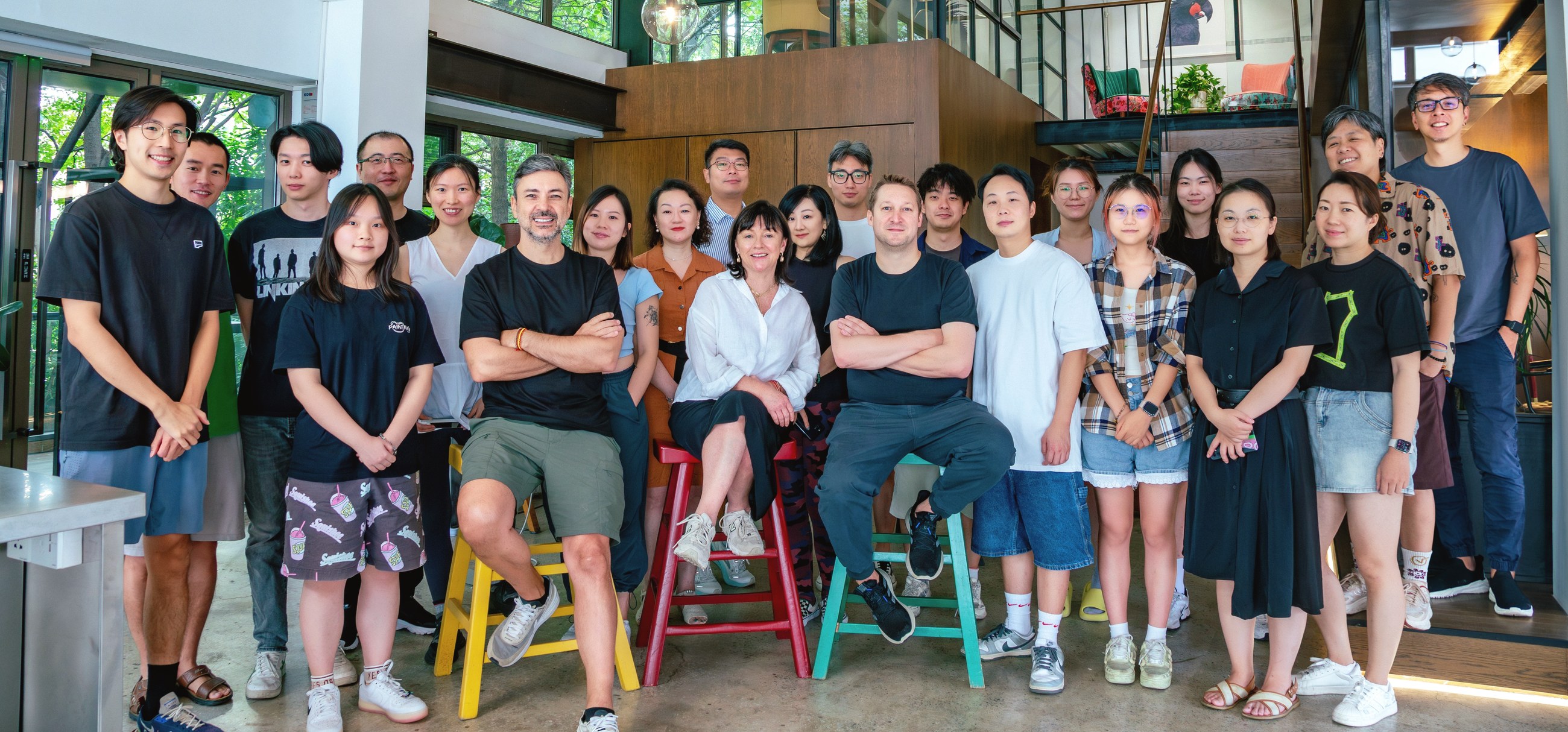 The Fin Asia team in the Shanghai studio